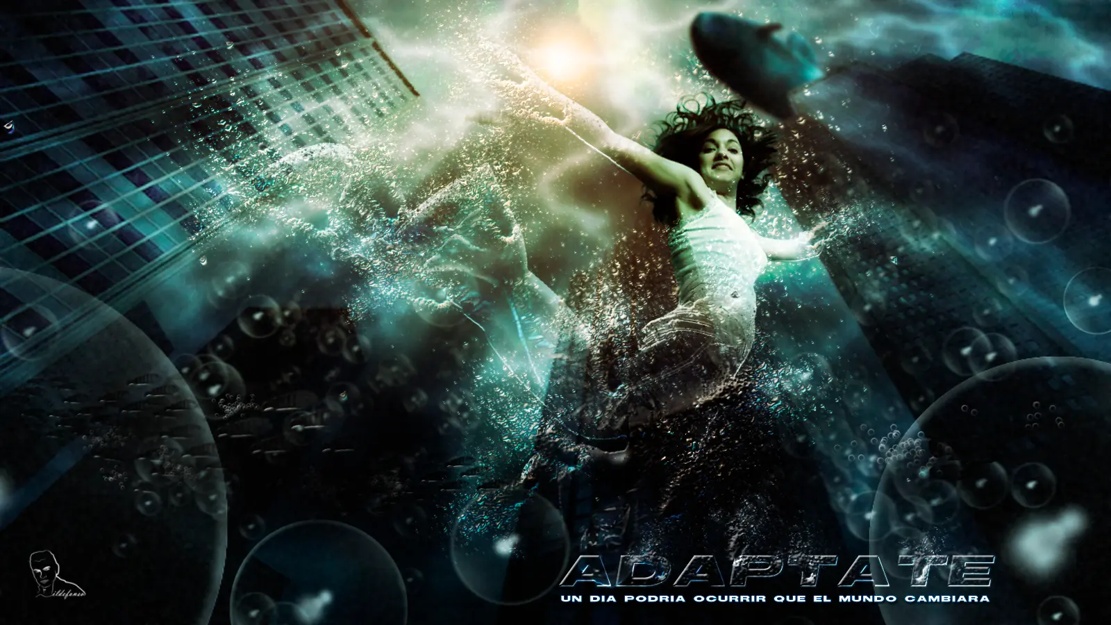 Tutorial de Photoshop: Convertir una persona en agua