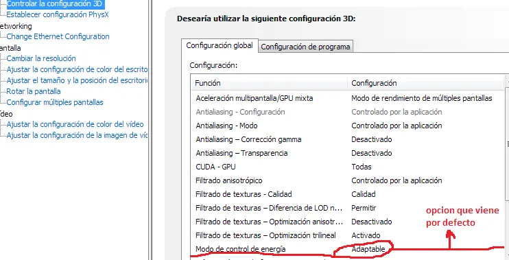 Solución nvidia display driver se recupero windows 7