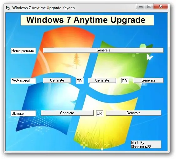 Windows Anytime Upgrade