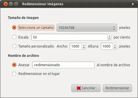 Redimensionar imágenes masivamente y algo más