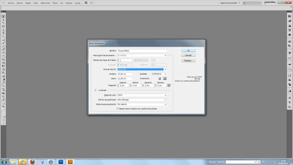Efecto Tipografia iTunes Illustrator CS5