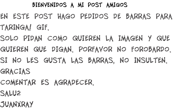 Barras para tus Post de Taringa |Gif|