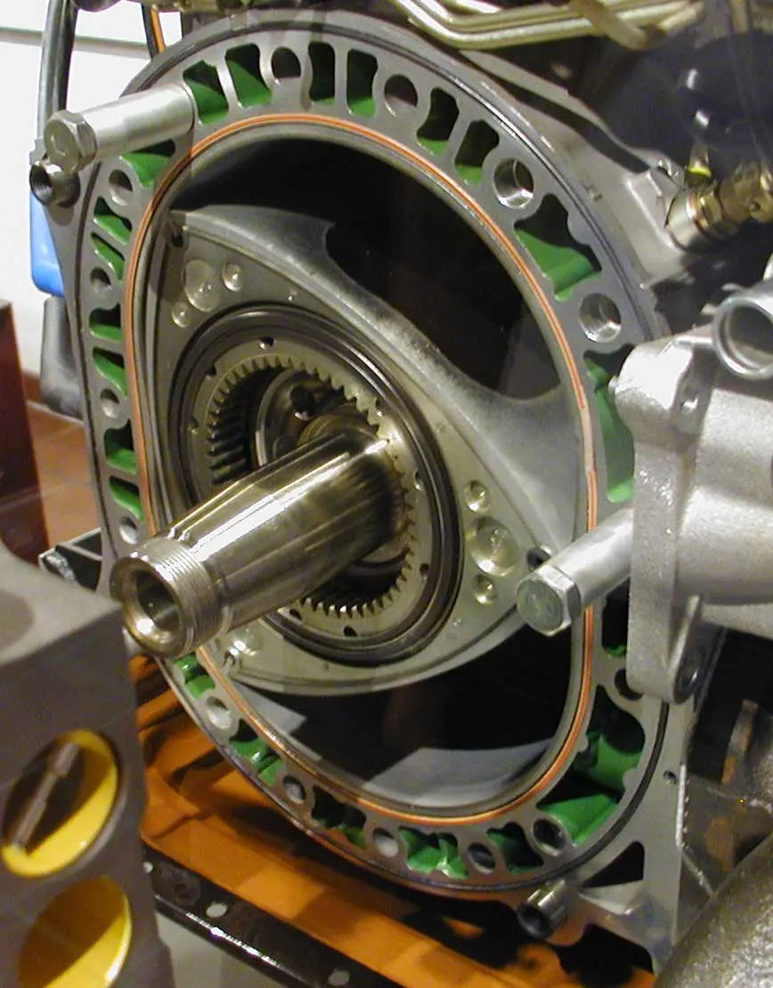 como funciona un motor rotativo