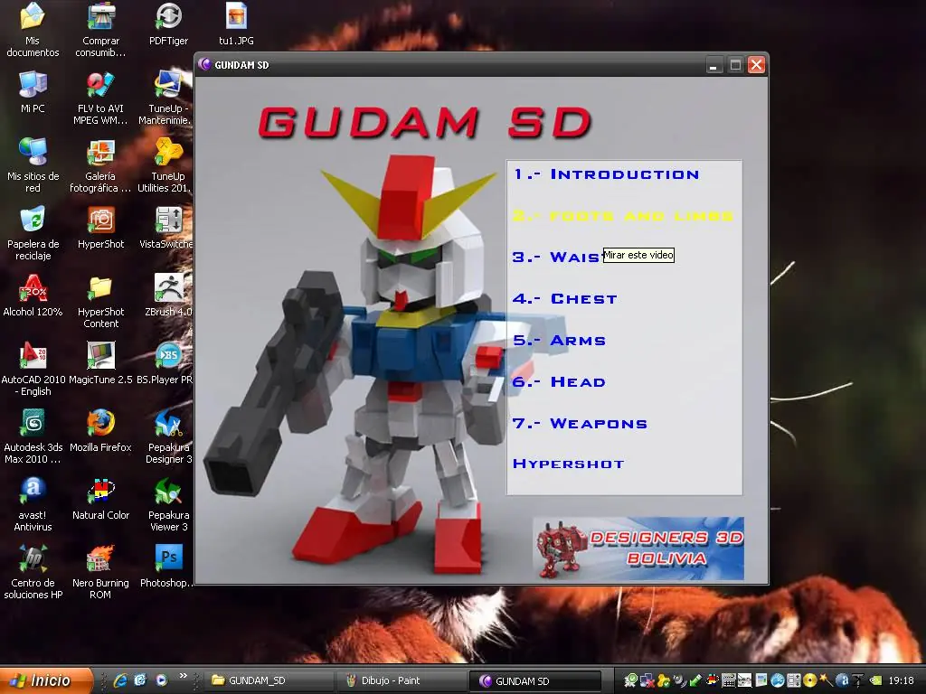 Como modelar un Gundam SD en 3DMax