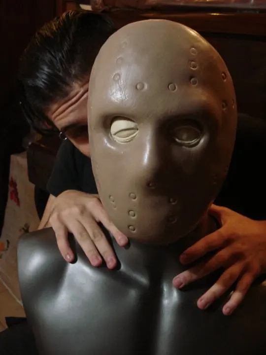 Mi escultura tamaño natural de Jason Voorhees (Viernes 13)