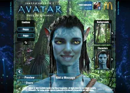 Crear tu propio avatar de la película Avatar