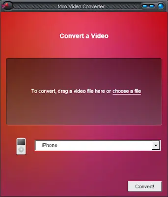 Miro Vídeo Converter, convierte videos a MP4, OGG, iPod
