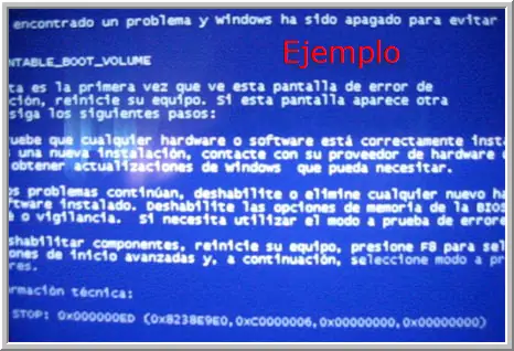 solucion a los pantallazos azules windows
