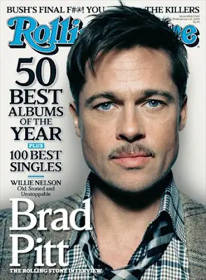 Brad Pitt quiere poner de moda el bigote