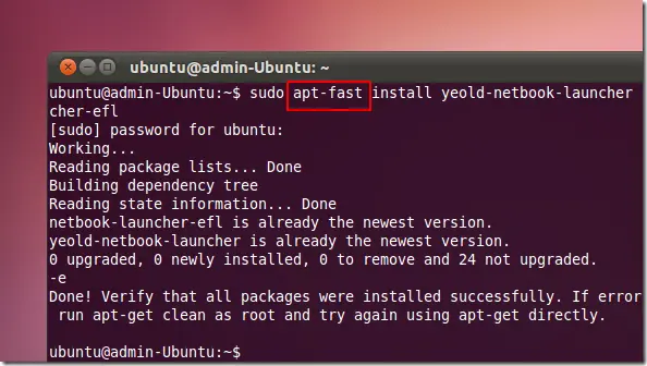 Acelarar la velocidad de bajada de apt-get