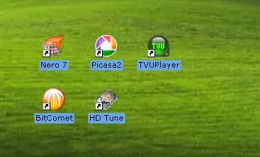 eliminar sombra de iconos de escritorio