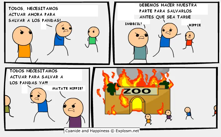Megapost Cyanide & Happiness (español)
