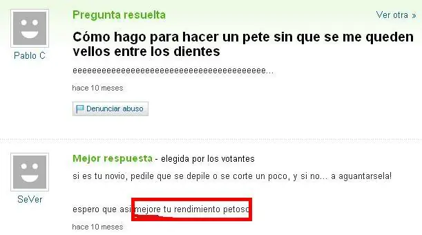 Yahoo: Preguntas y Respuestas tontas!