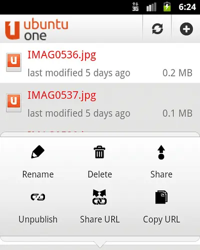 Ubuntu One llega a Android