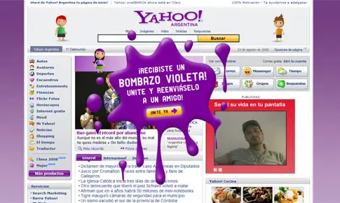 Yahoo! renueva su home