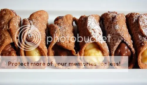 Cannoli de chocolate