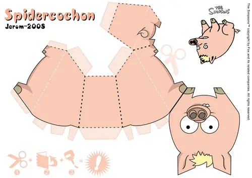 Crear y arma tu Puerco Araña :)Divertido