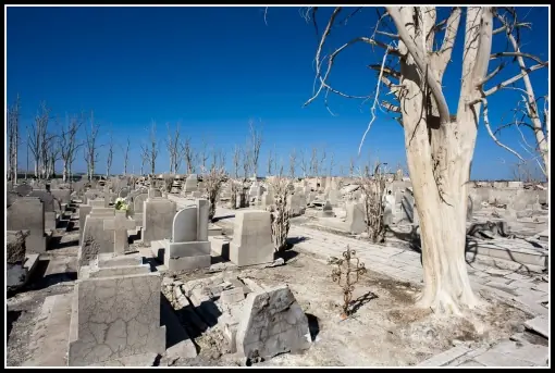 el lago que se tragó al pueblo