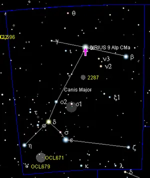 Sirius la estrella 3 veces mayor al sol