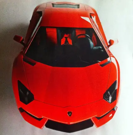 Lamborguini Aventador - imagen filtrada