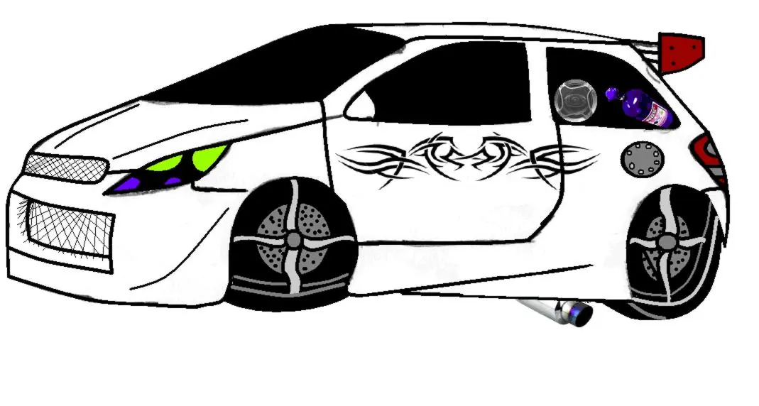 dibujos de autos