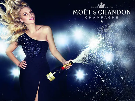 Scarlett Johansson sensualidad para Moët & Chandon