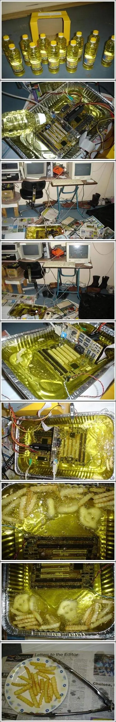 Cocinar con una placa base