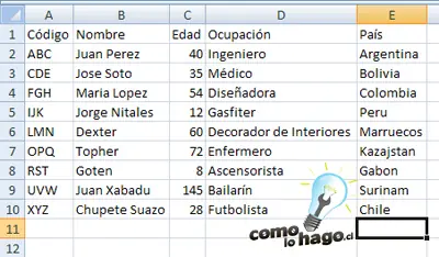 Cómo hacer un buscador en Excel