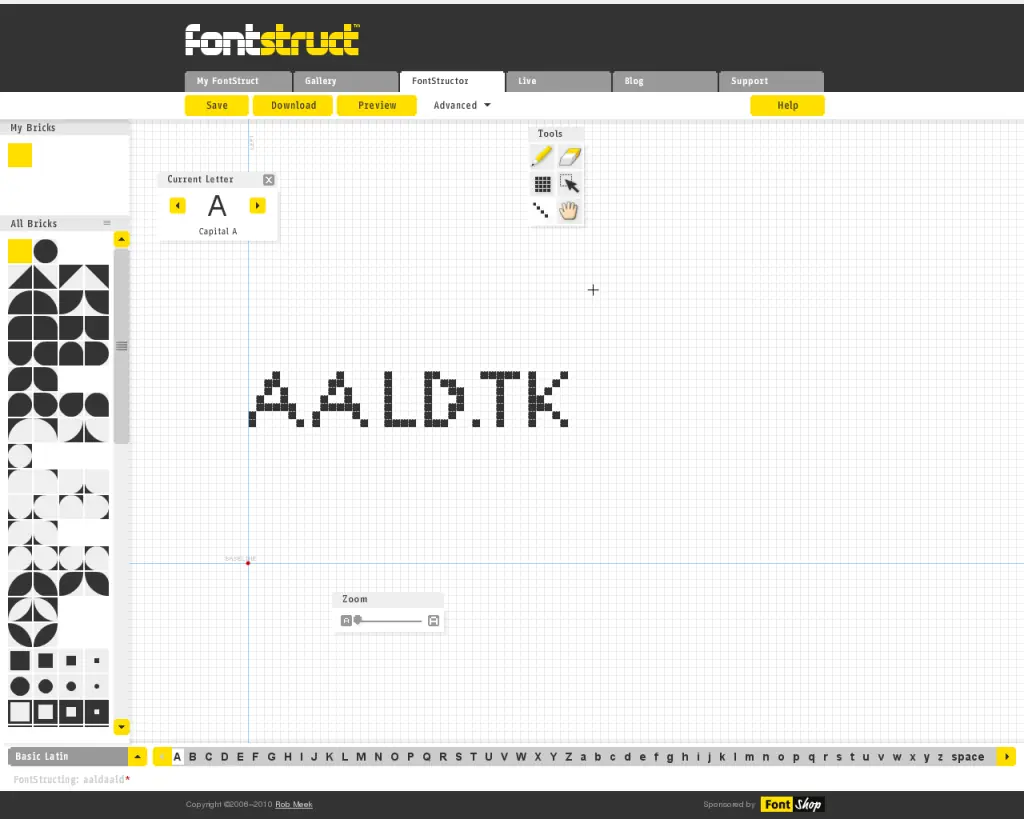 Crea tus propias fuentes online