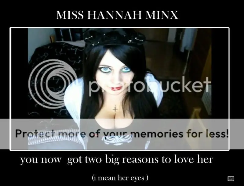 Conoce mas sobre Miss Hannah Minx