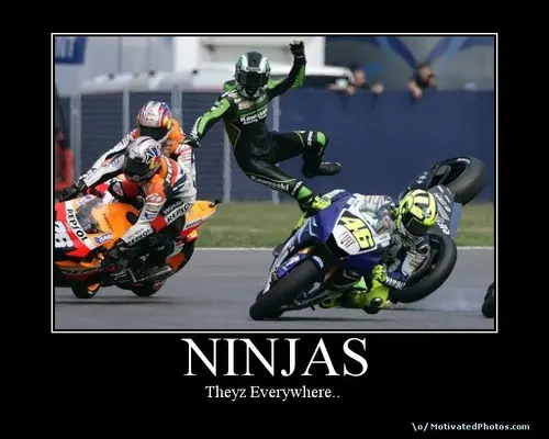 Ninjas, estan en todas partes...