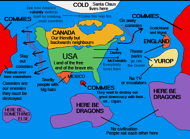 Mapa más preciso de Estados Unidos Yanquilandia