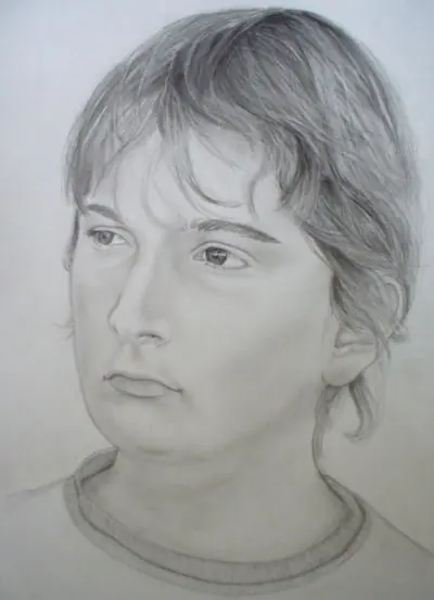 Retrato de muchacho sin sombrero