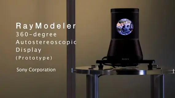 Prototipo de pantalla autoestereoscópica de 360 grados