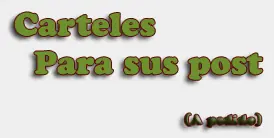 Carteles para tus post (A pedido)