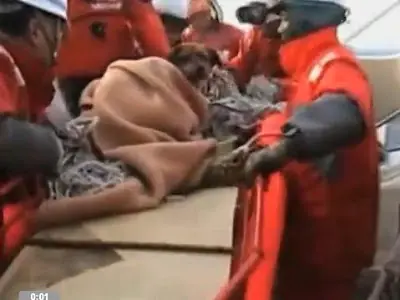 Perro sobrevive 21 dias en el mar tras el Tsunami