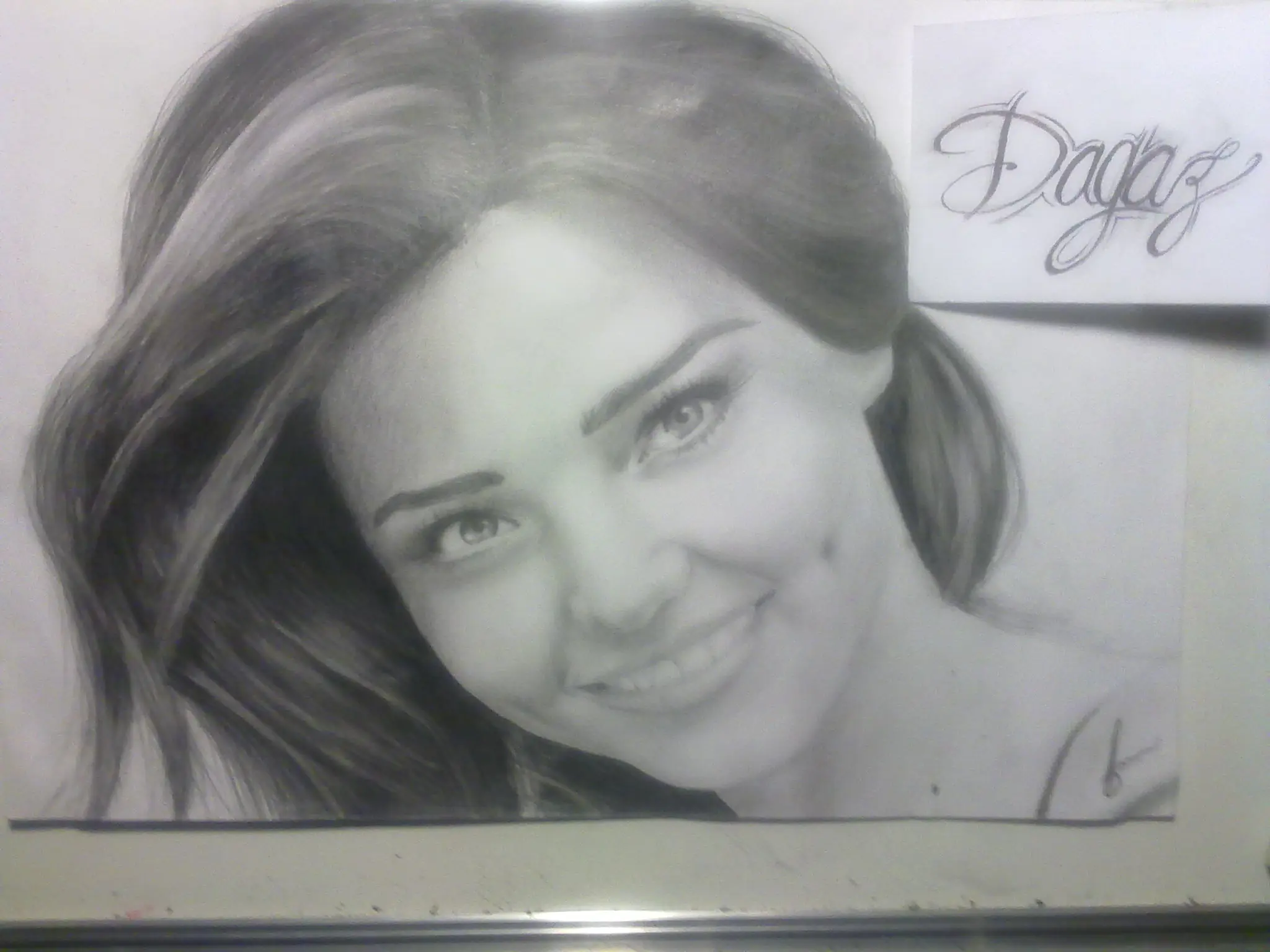 Dibujando a Miranda Kerr [retrato]