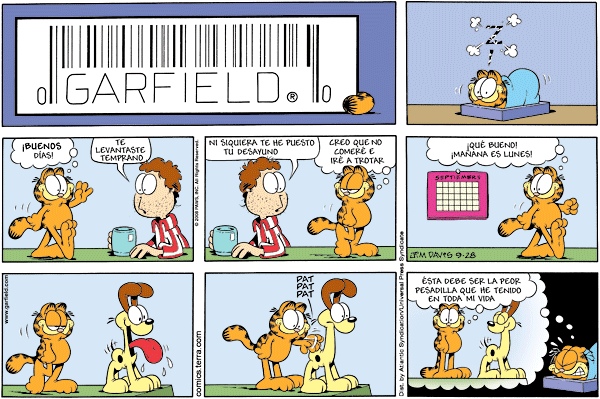 Garfield Tiras Comicas Divertidas (2)
