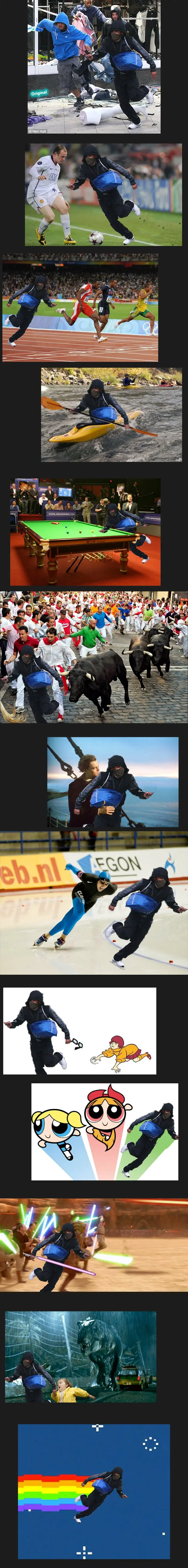 Siguen los disturbios en londres (humor)