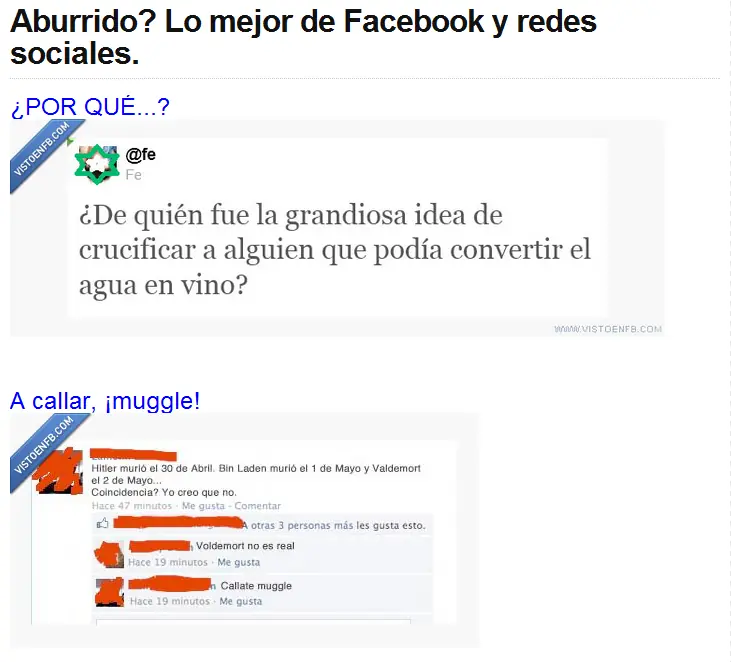 Facebook+Twitter=Humor