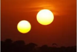 Aparecen dos soles en el cielo de China (FOTOS / VIDEO)