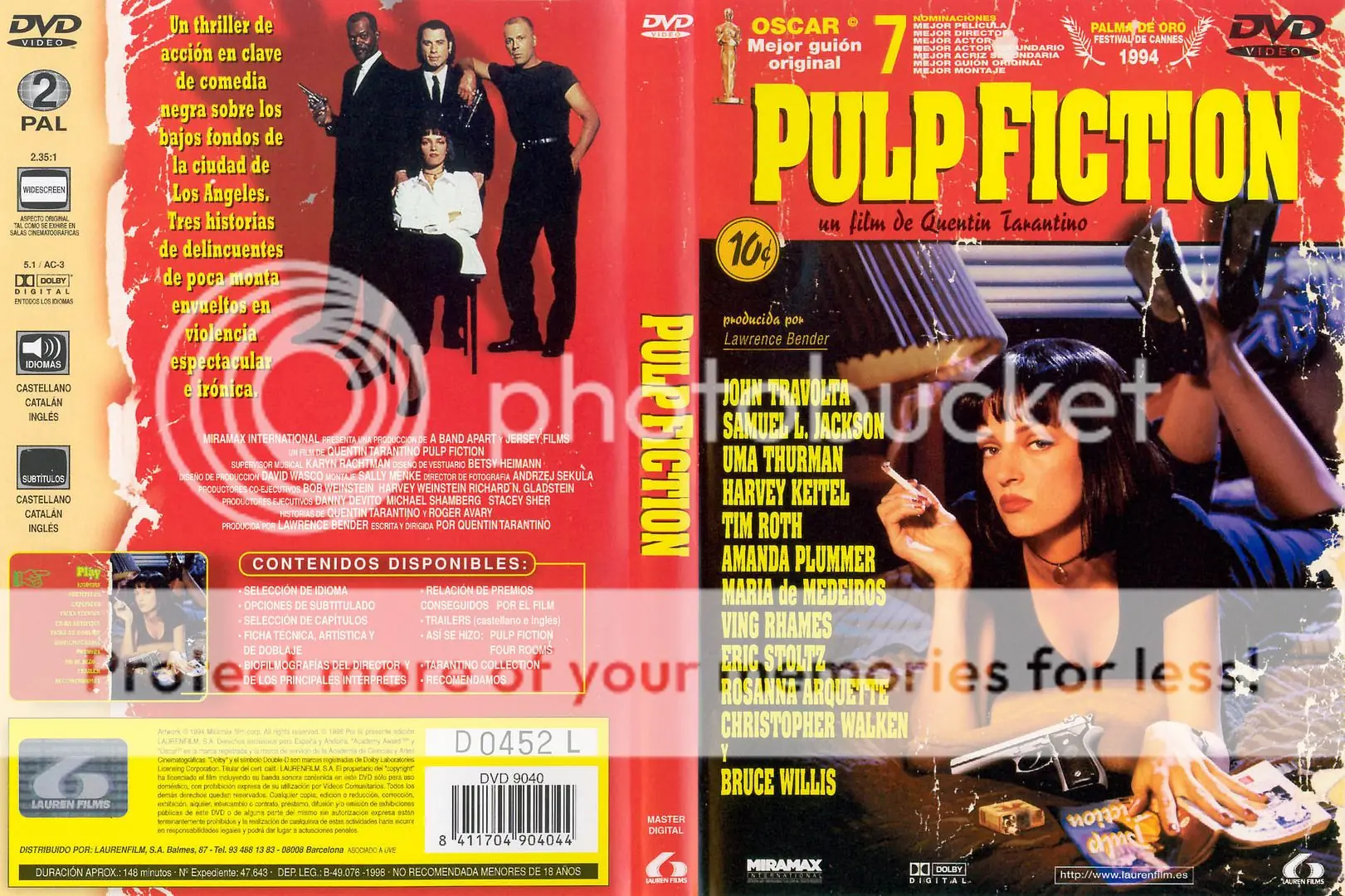 Un clasico de Tarantino Pulp Fiction