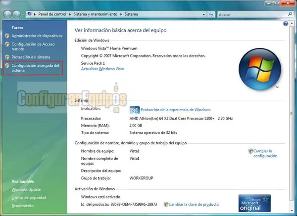 Configurar una red en Windows Vista