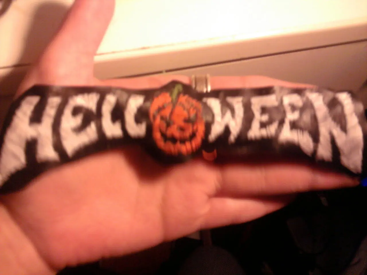 Me hice un parche de Helloween porque estaba muy al pedo