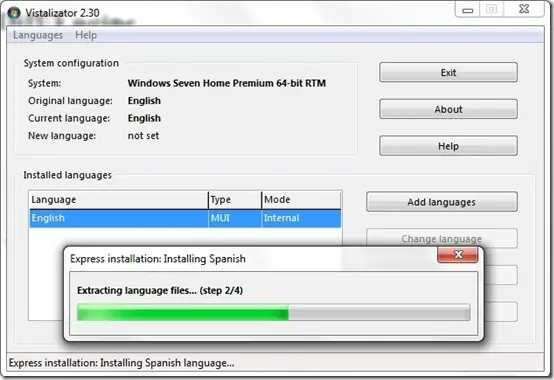 Poner Windows Home Premiun a Español !