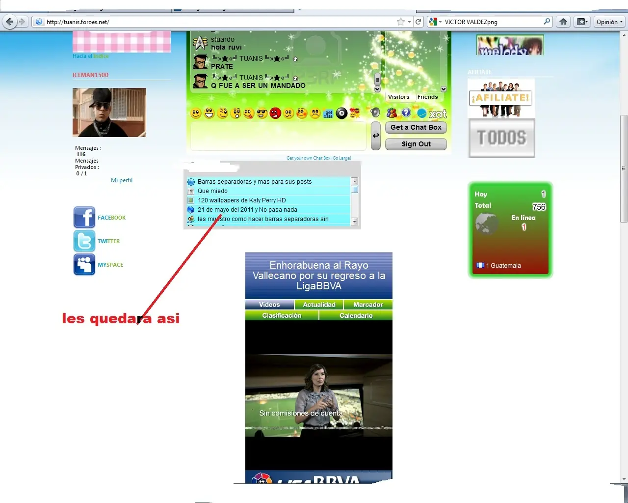 Un widget muy lindo para tu web