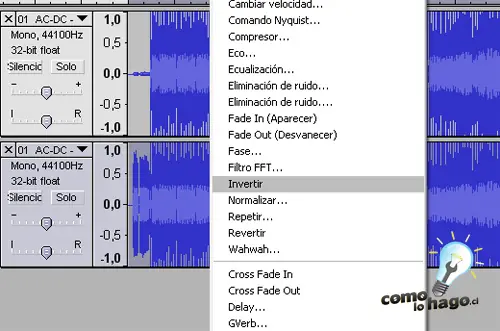 ¿Cómo quitarle voz a una cacion?
