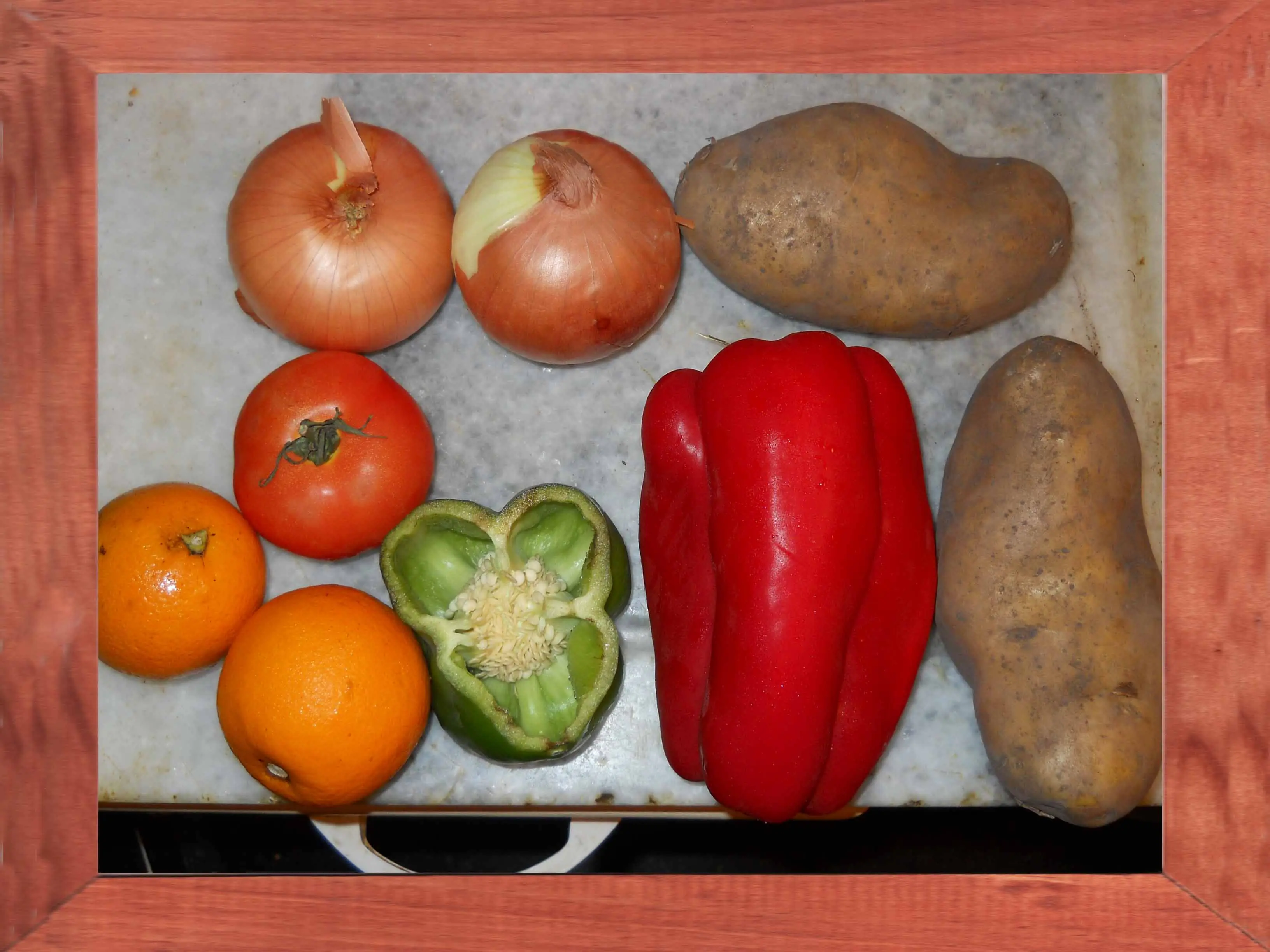 Pollo al horno distinto - fotoreceta propia -