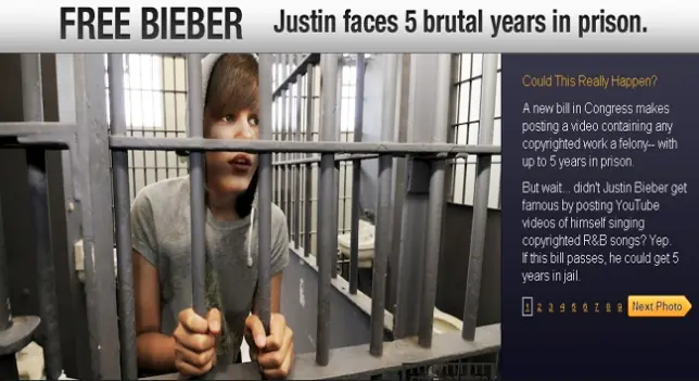 Estados Unidos podría meter en la cárcel a Justin Bieber