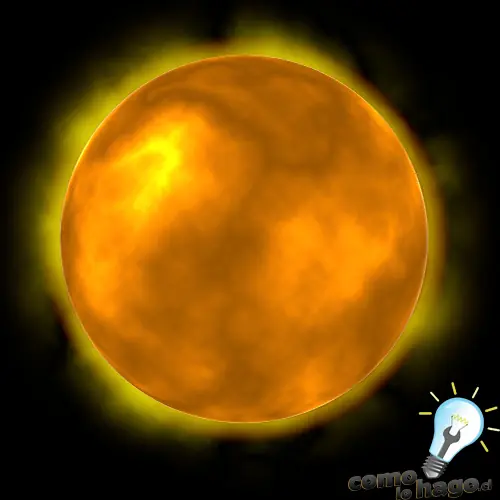 Cómo hacer un sol en Photoshop